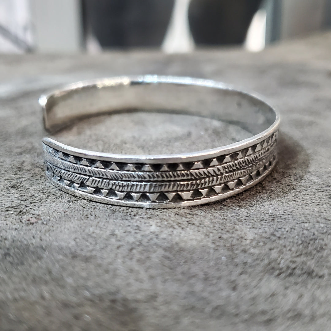 Bracelet Jonc Berbère Amazigh en Argent 925