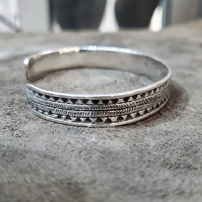 Bracelet Jonc Berbère Amazigh en Argent 925