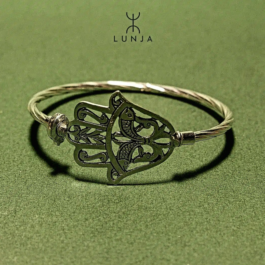 Bracelet khomsa héritage tunisienne Argent