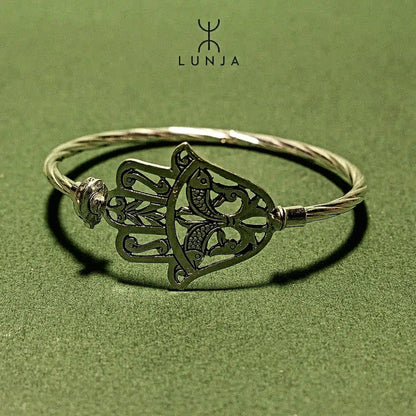 Bracelet khomsa héritage tunisienne Argent